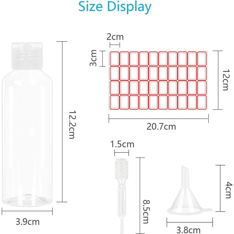 53-Piece Cosmetic Container Set for Perfect DIY Cosmetics