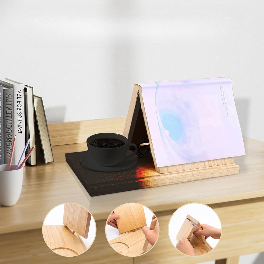 Grandma’s Bookstand: Small Triangular Wooden Bookstand