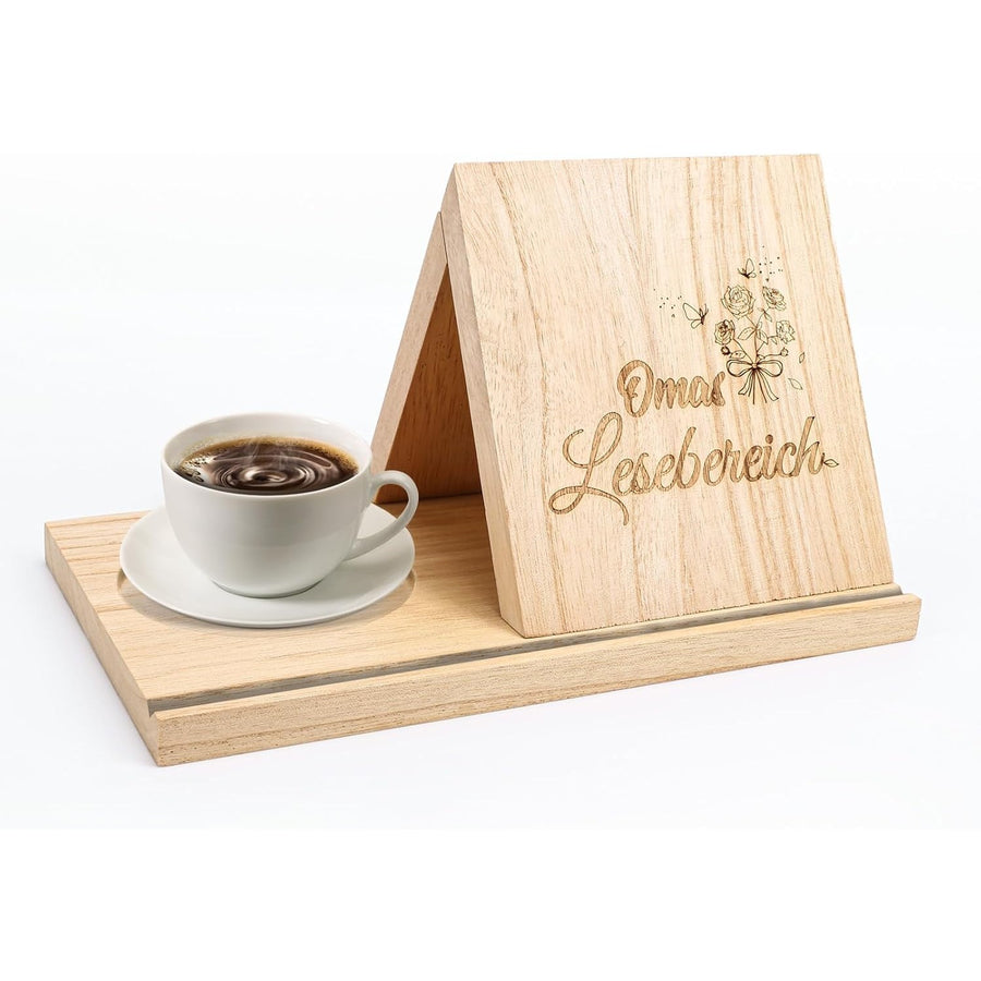 Grandma’s Bookstand: Small Triangular Wooden Bookstand