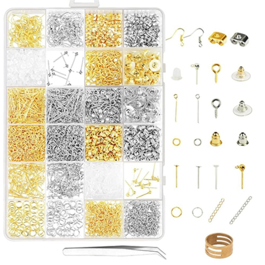 2,800 DIY Earring Accessories - Jewelry Making Kit for Wellness Gifts