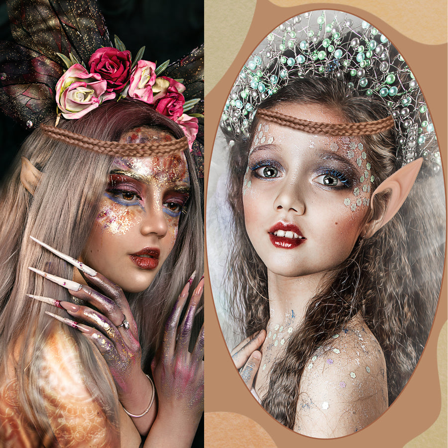 Elf Ears Set - 2 Pairs of Fantasy Costume Accessories