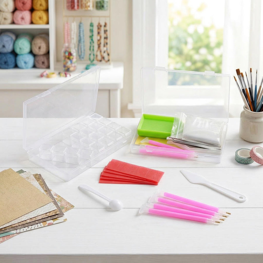 59-Piece Diamond Painting Tool Set for Creative Crafters