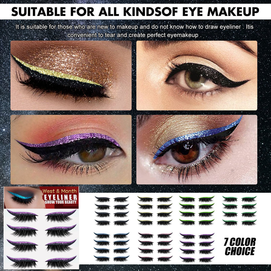 Eyelash And Eyeliner Stickers for Effortless Beauty