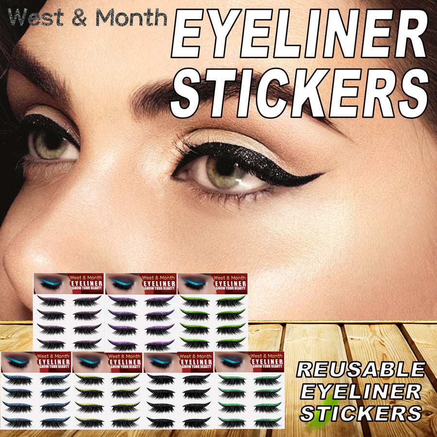 Eyelash And Eyeliner Stickers for Effortless Beauty