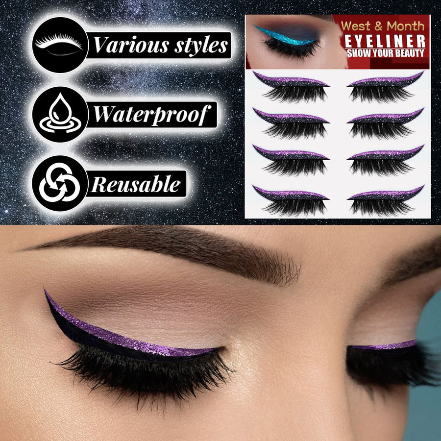 Eyelash And Eyeliner Stickers for Effortless Beauty