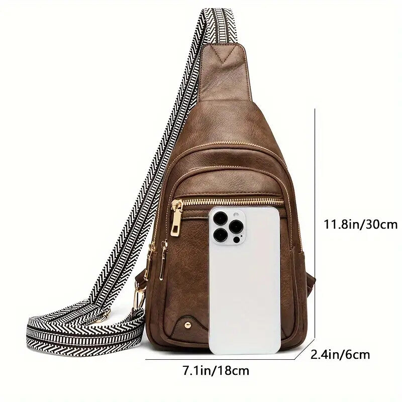 Sling Bag Crossbody Bags For Women - Stylish Brown Fanny Pack