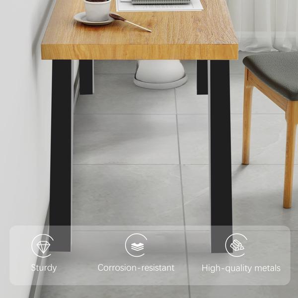 Metal Table Legs - 71cm U Shape for DIY Vanity Table
