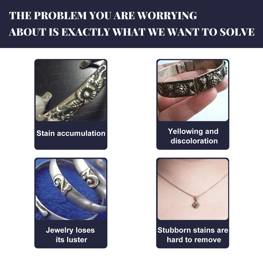 Jakehoe Jewelry Oxidation Layer Cleaning Liquid for Stacking Rings
