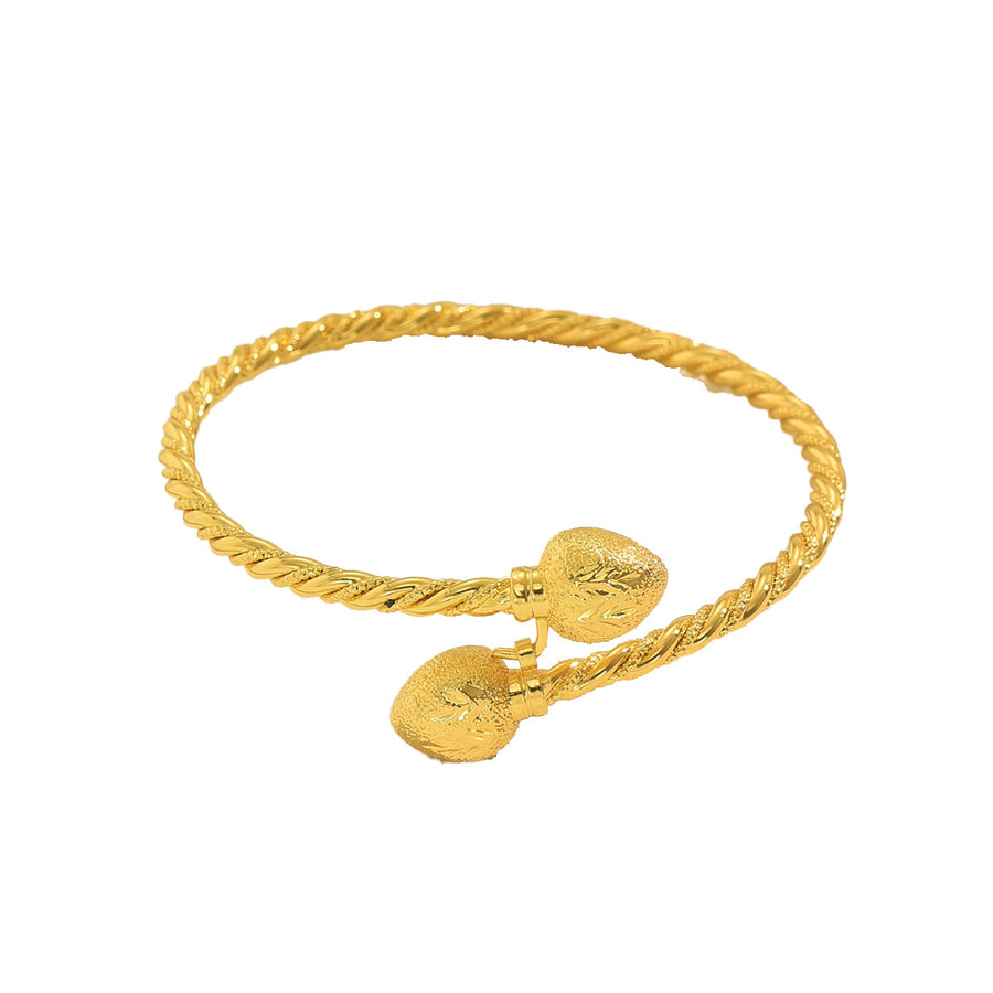 Light Luxury Geometric Bangle for Women - 18K Plated
