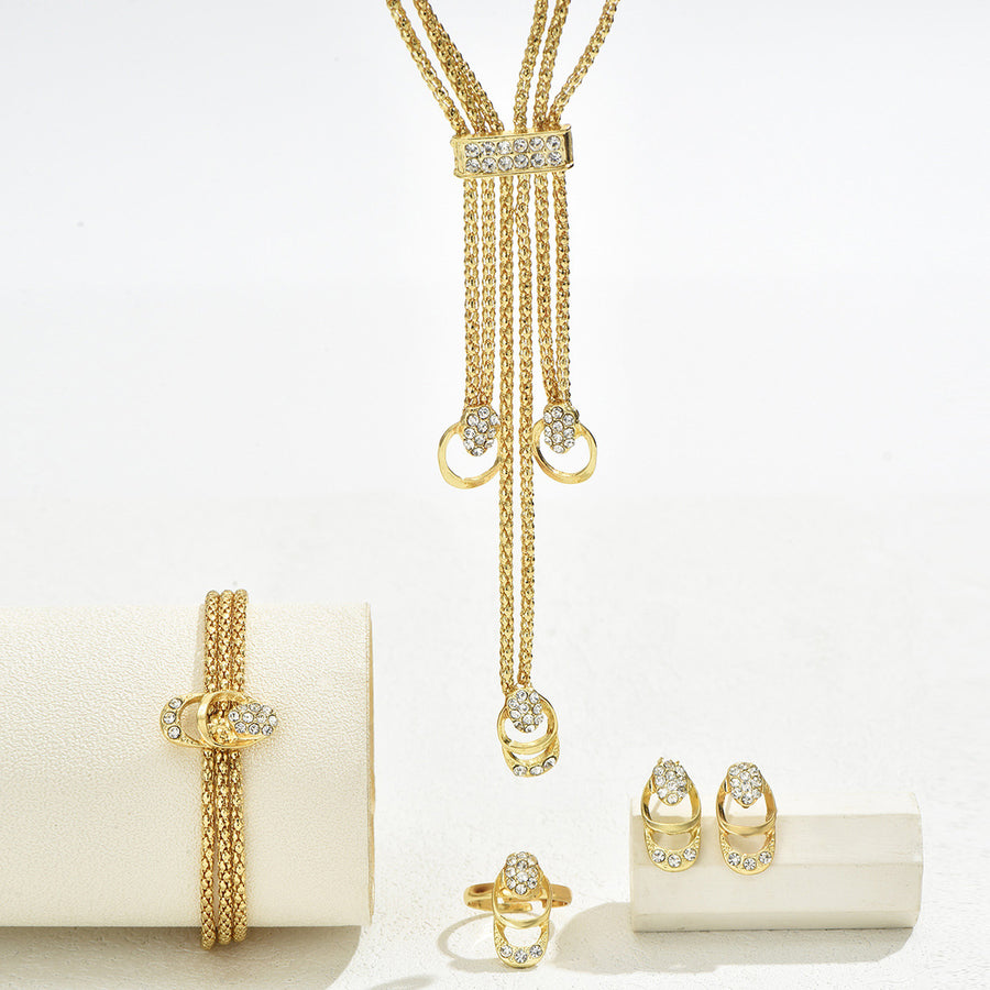 Cross-border Minimal Delicate Women Jewelry Set - Travel Ready