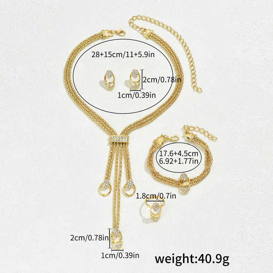 Cross-border Minimal Delicate Women Jewelry Set - Travel Ready