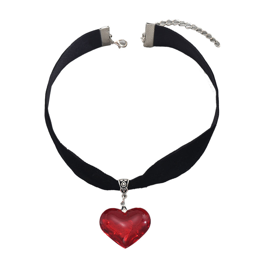 Fashion OL Choker Necklace for Women - Y2K Heart Design