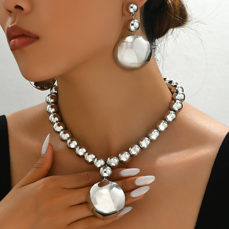 Cross-border European American Fashion Jewelry Set for Women