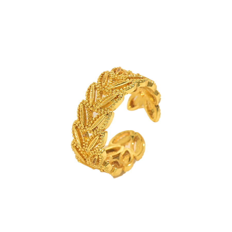 Elegant Adjustable 18K Gold Plated Women Ring - Jewelry Trend
