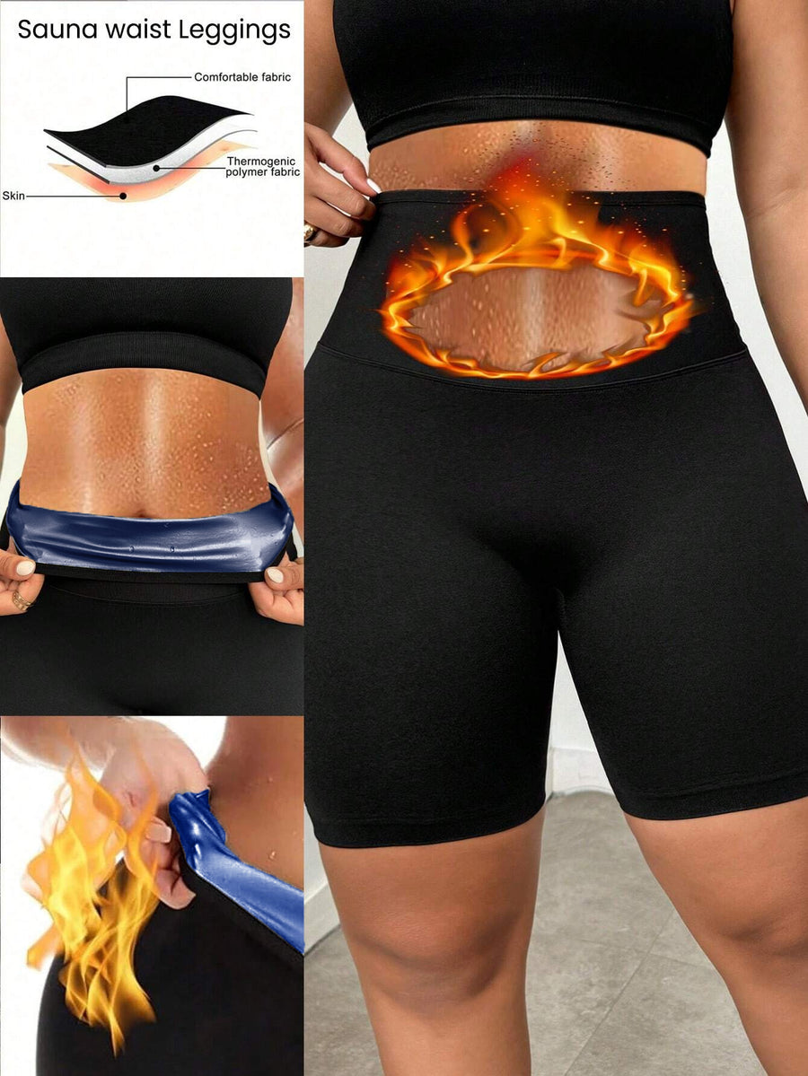 Sauna Sweat Shaperwear Leggings for Women - Weight Loss Shorts