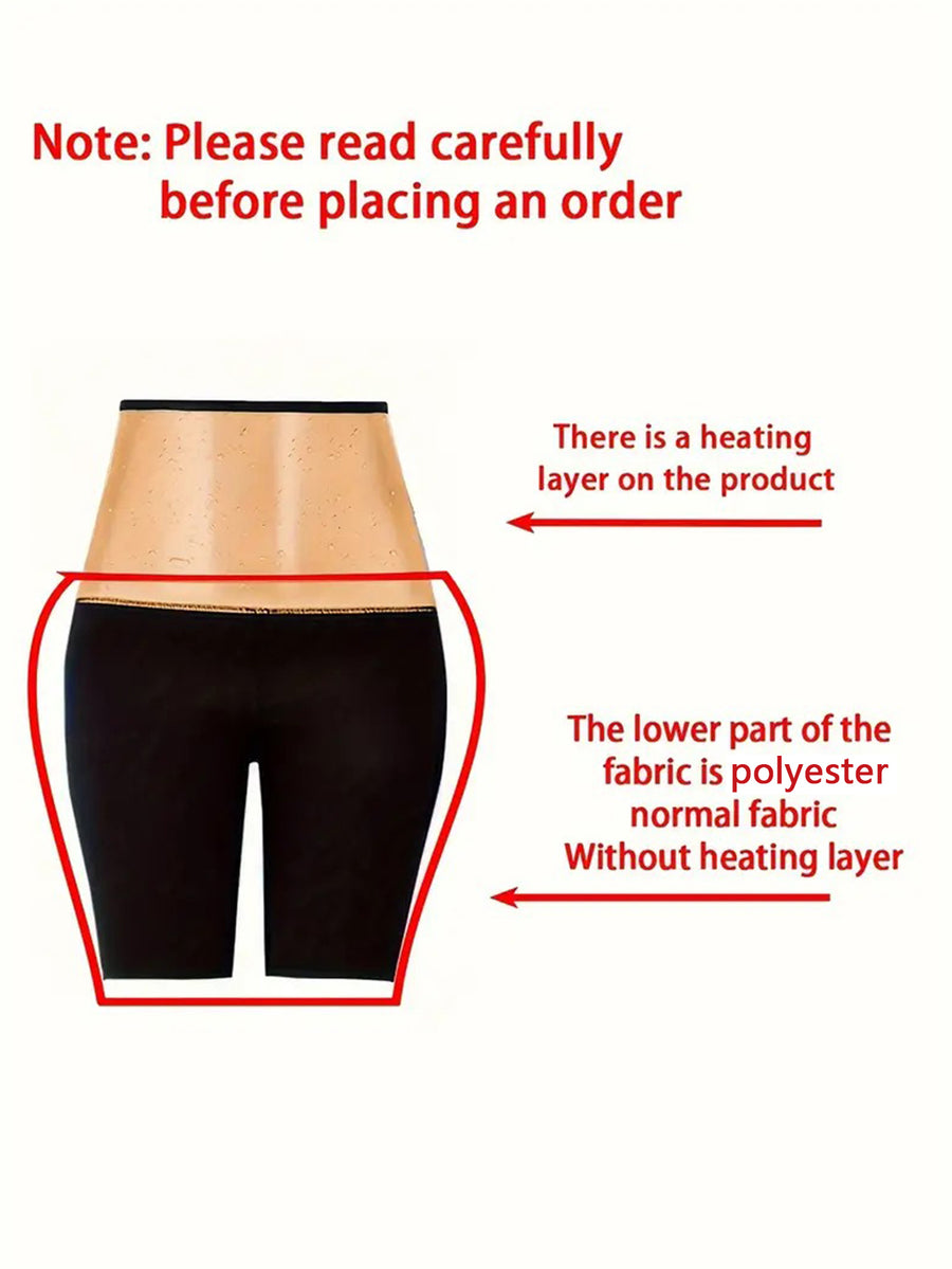 Sauna Sweat Shaperwear Leggings for Women - Weight Loss Shorts