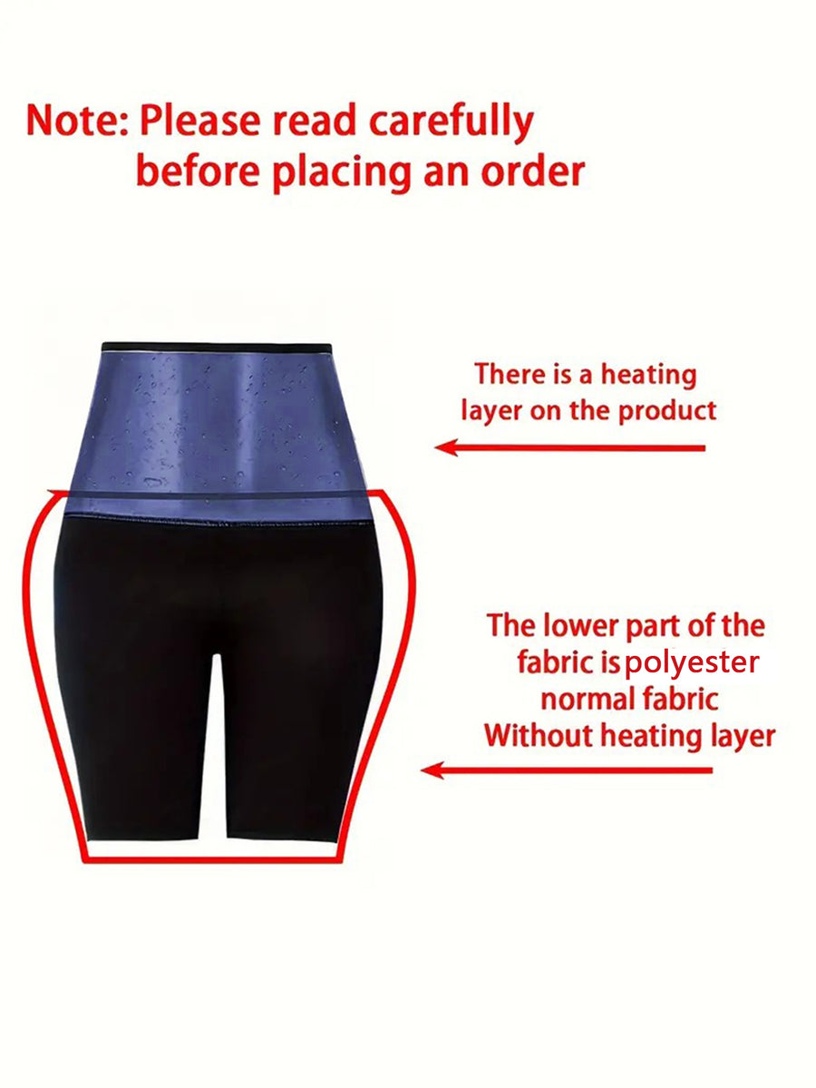 Sauna Sweat Shaperwear Leggings for Women - Weight Loss Shorts