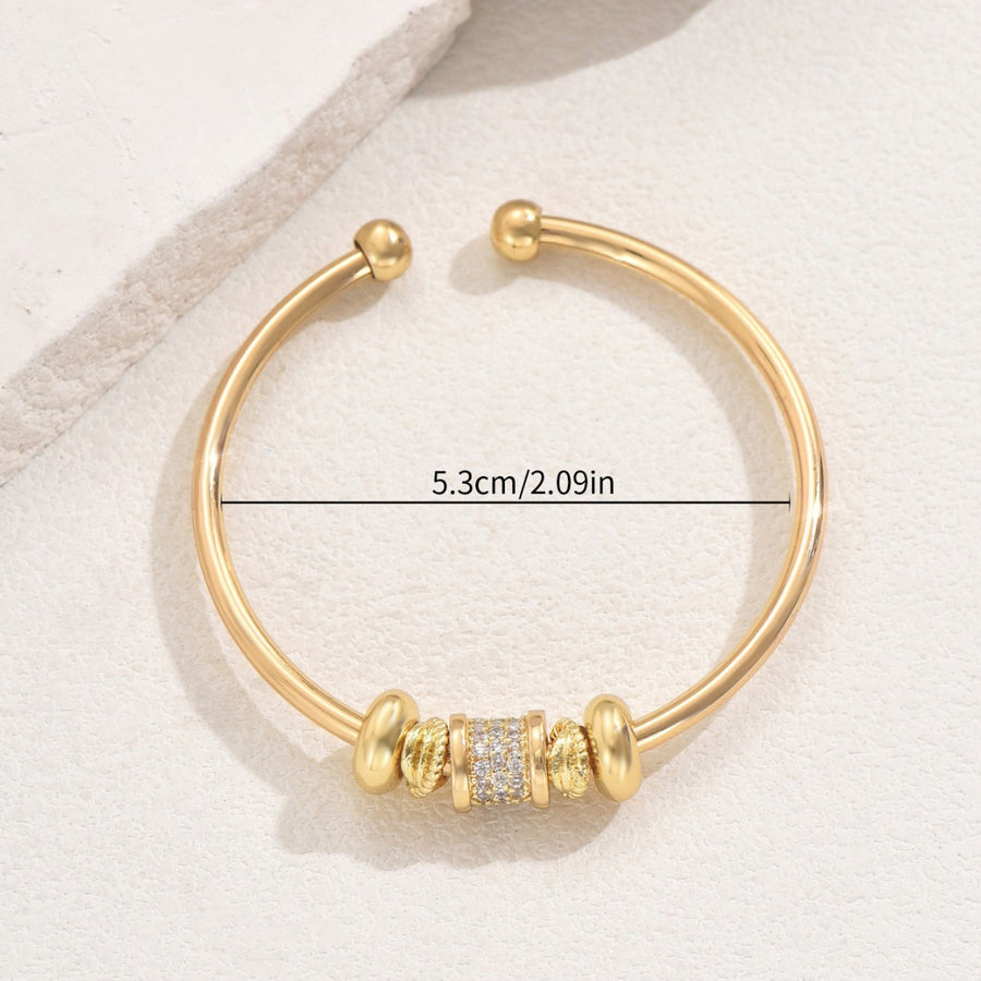 Minimalist Korean Style Women Bangle with Unique Design