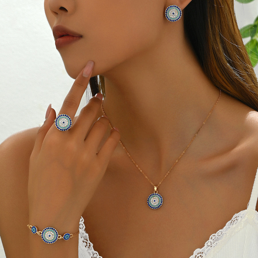 Cross-border European American Women Jewelry Set - Promise Ring