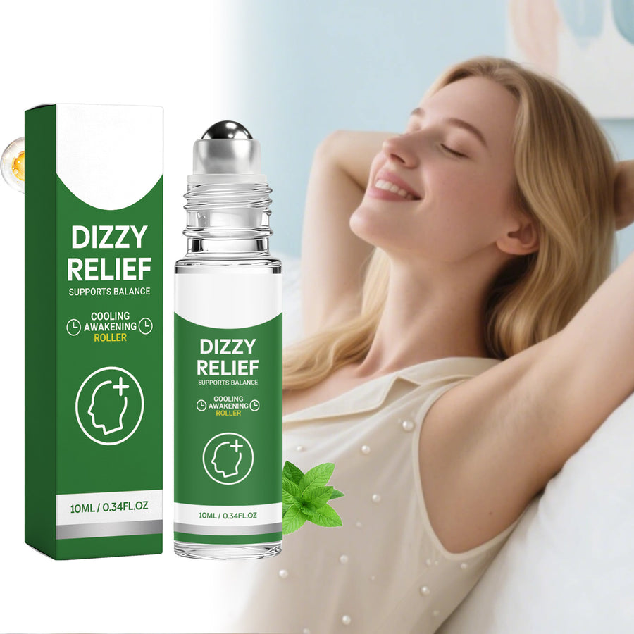 Dizzy Relief Cooling Mint Roll On Serum - Jade Roller Alternative