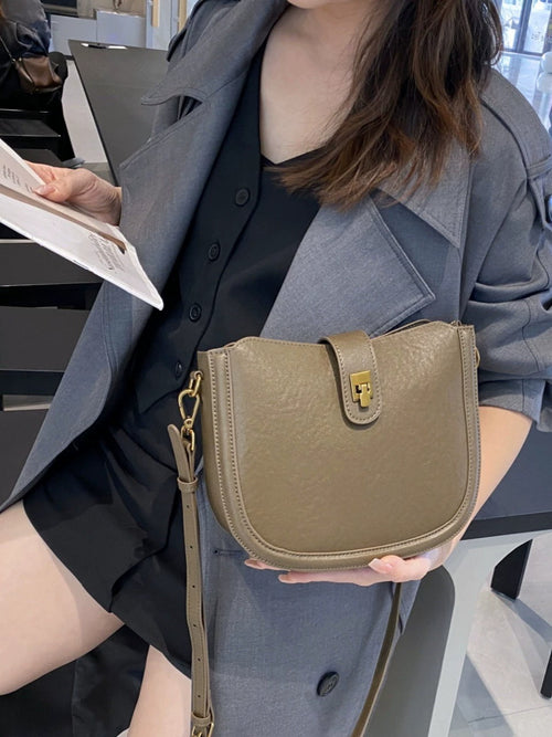 Minimalist Fashion Light Luxury Handbag - Genuine Leather