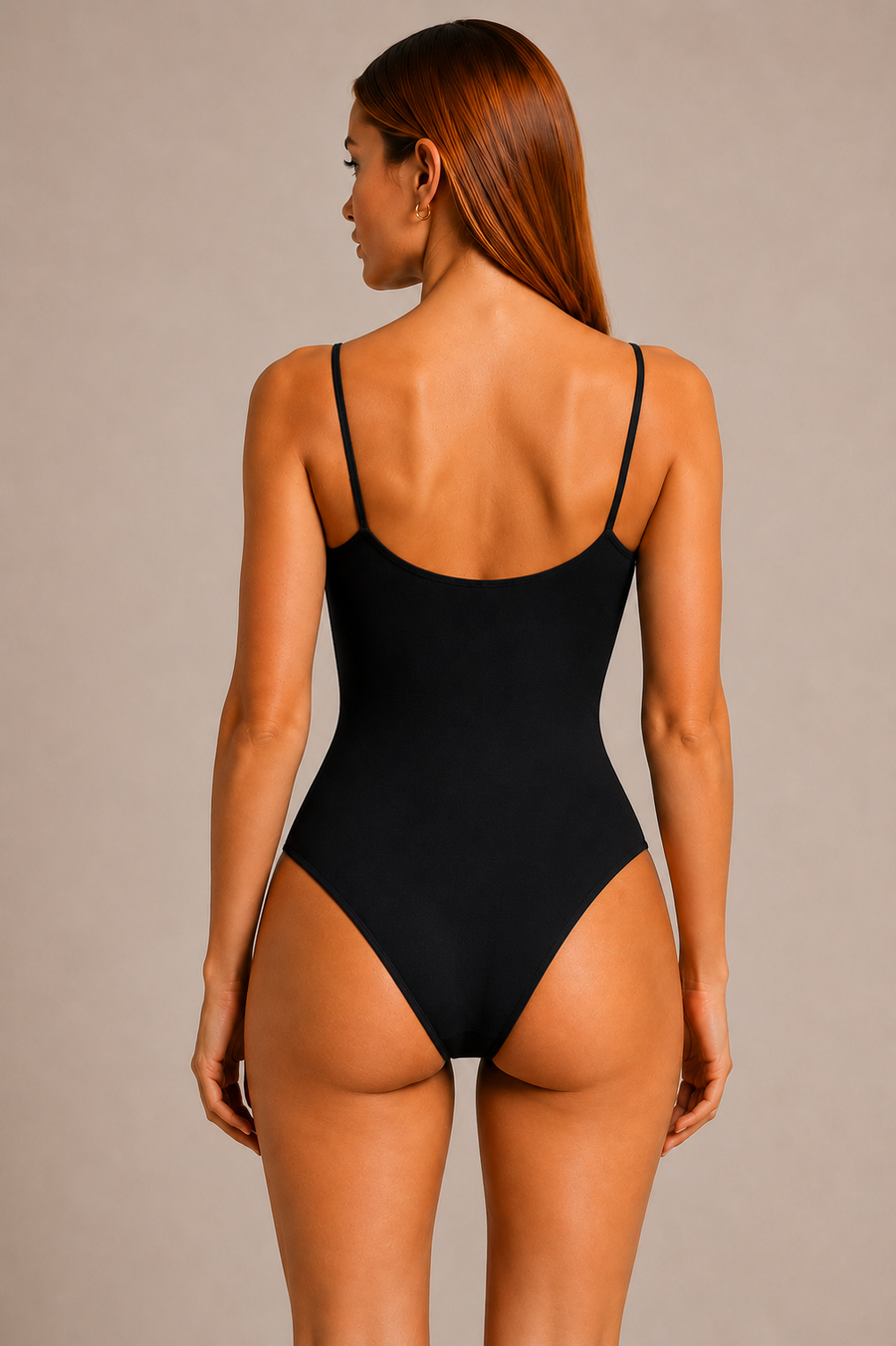 Women's Spaghetti Strap Sleeveless Bodysuit - Essential Top