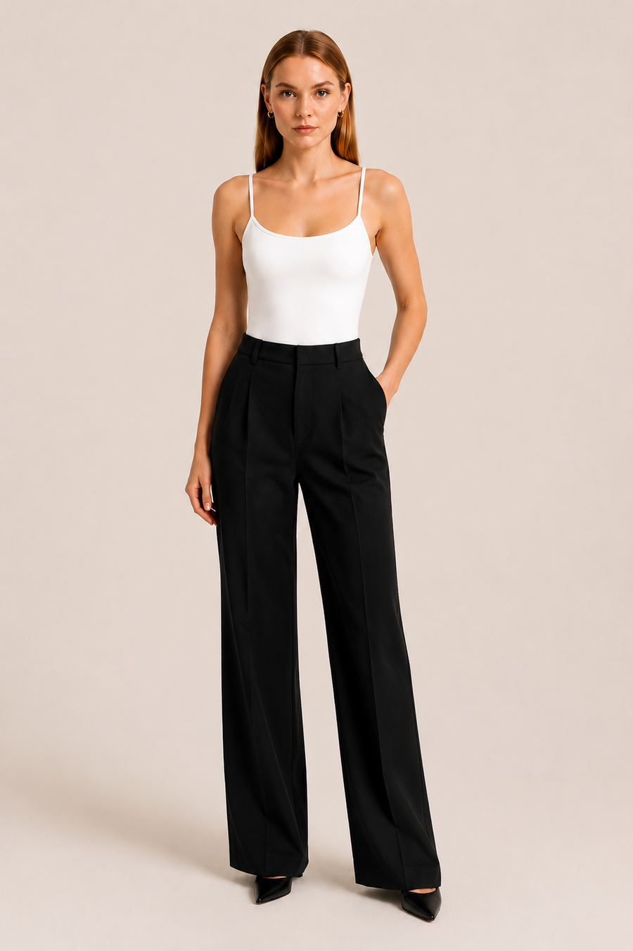 Women's Spaghetti Strap Sleeveless Bodysuit - Essential Top
