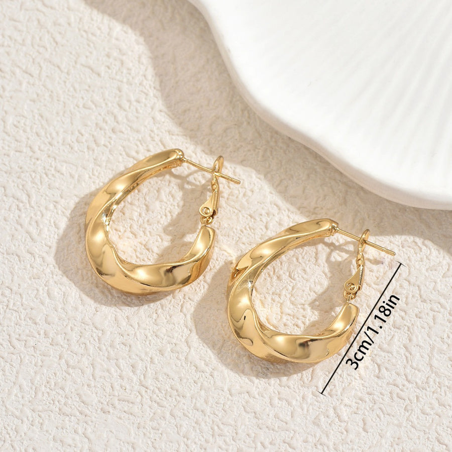Stylish Cross-border Women Stud Earrings - Geometric Design