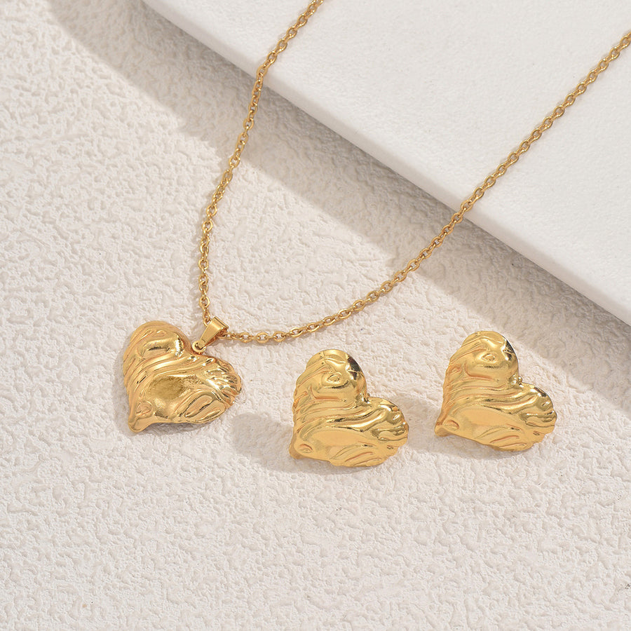 Cross-border European American Women Long Necklace Set