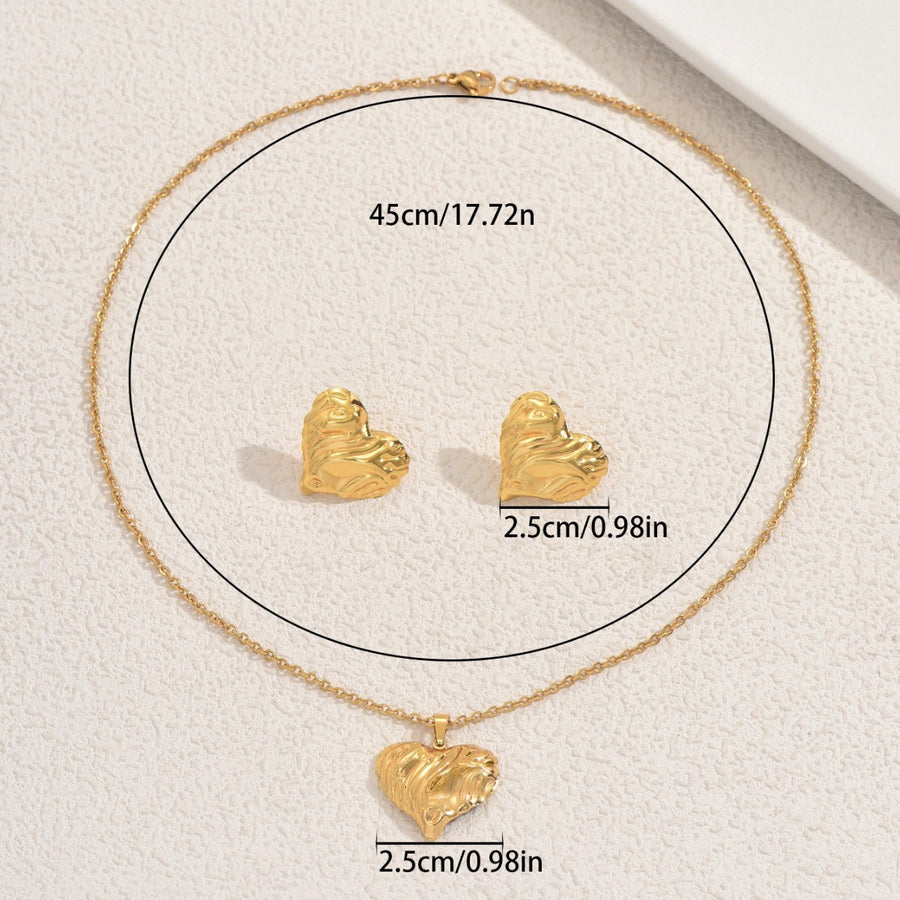 Cross-border European American Women Long Necklace Set