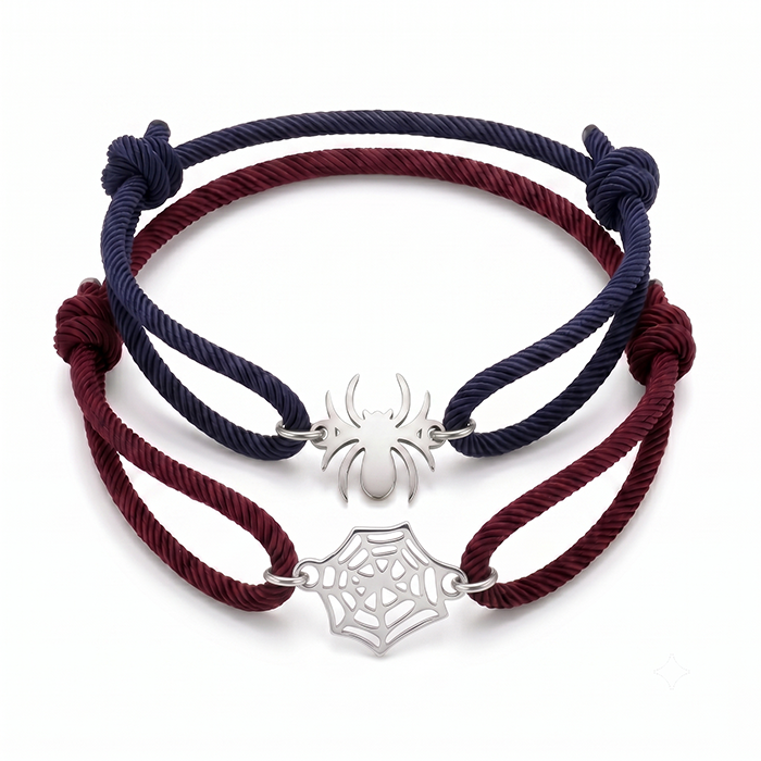 Halloween Gothic Bracelet Set for Women - Twisted Rope Design