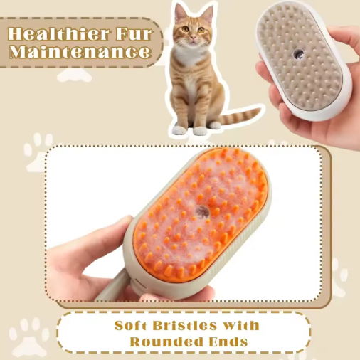 3 In 1 Cat Dog Pet Spray Massage Brush - Hot Air Brush