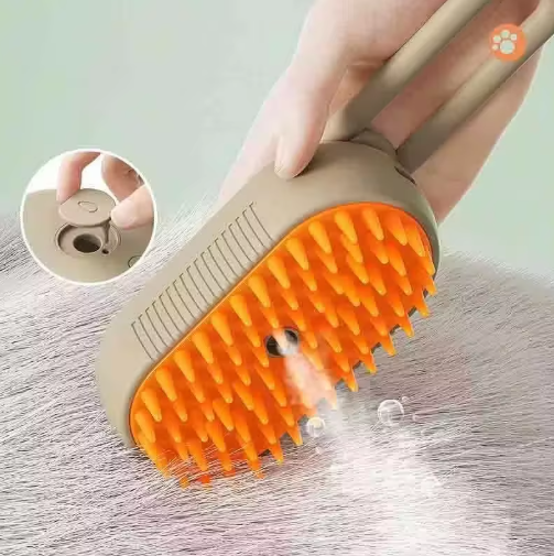 3 In 1 Cat Dog Pet Spray Massage Brush - Hot Air Brush