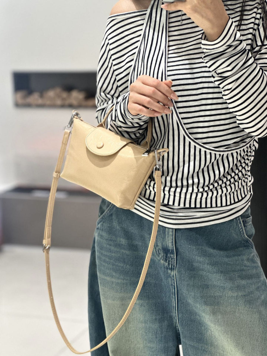 Badi Leather Women's Mini Dumpling Crossbody Bag 2025
