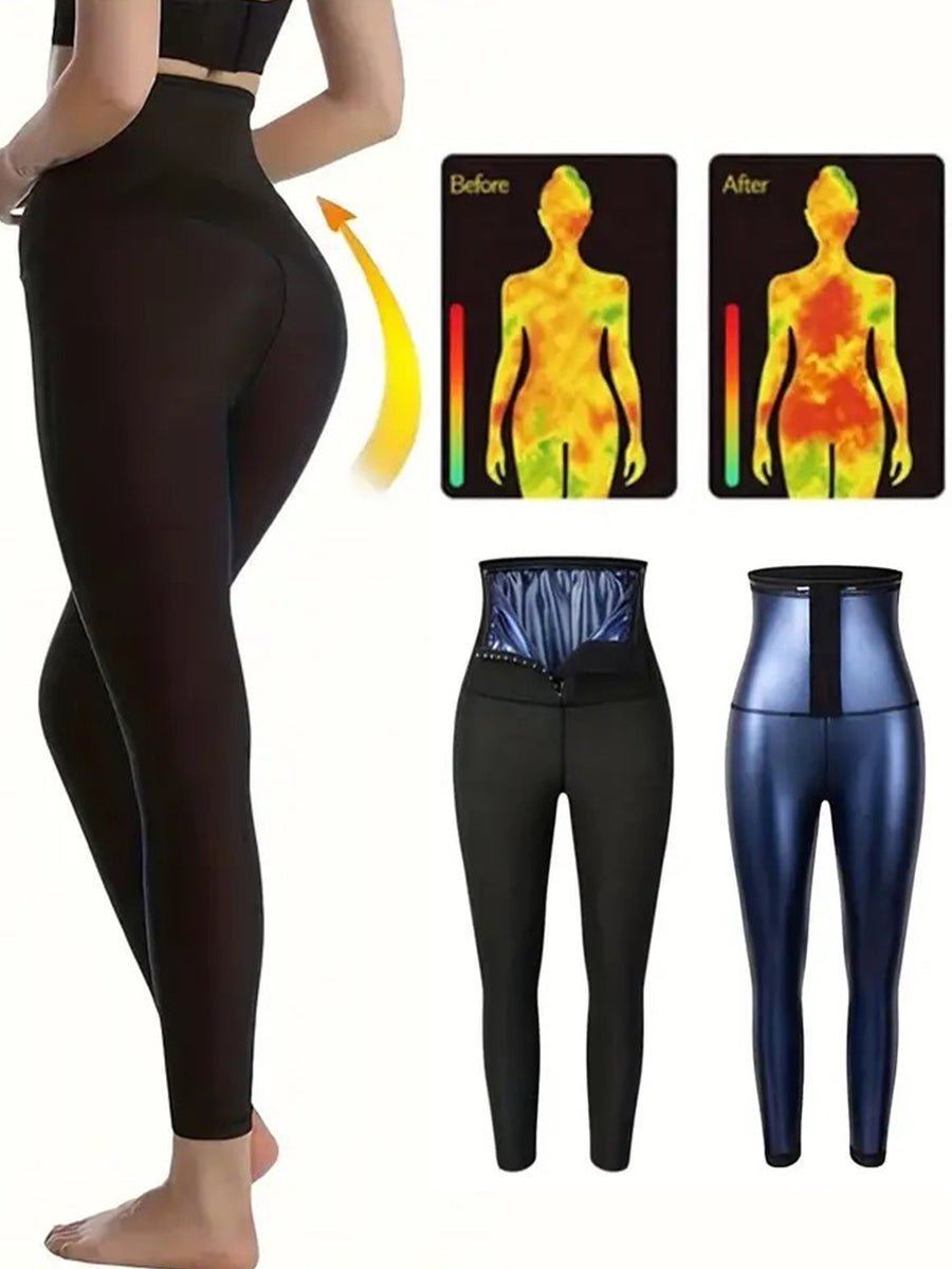Sauna Sweat Pants for Women - High Waist Compression Leggings
