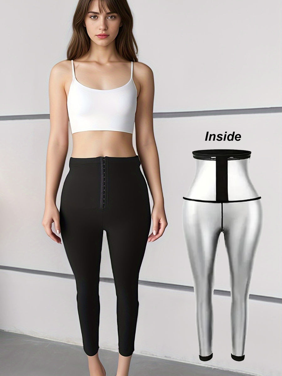 Sauna Sweat Pants for Women - High Waist Compression Leggings