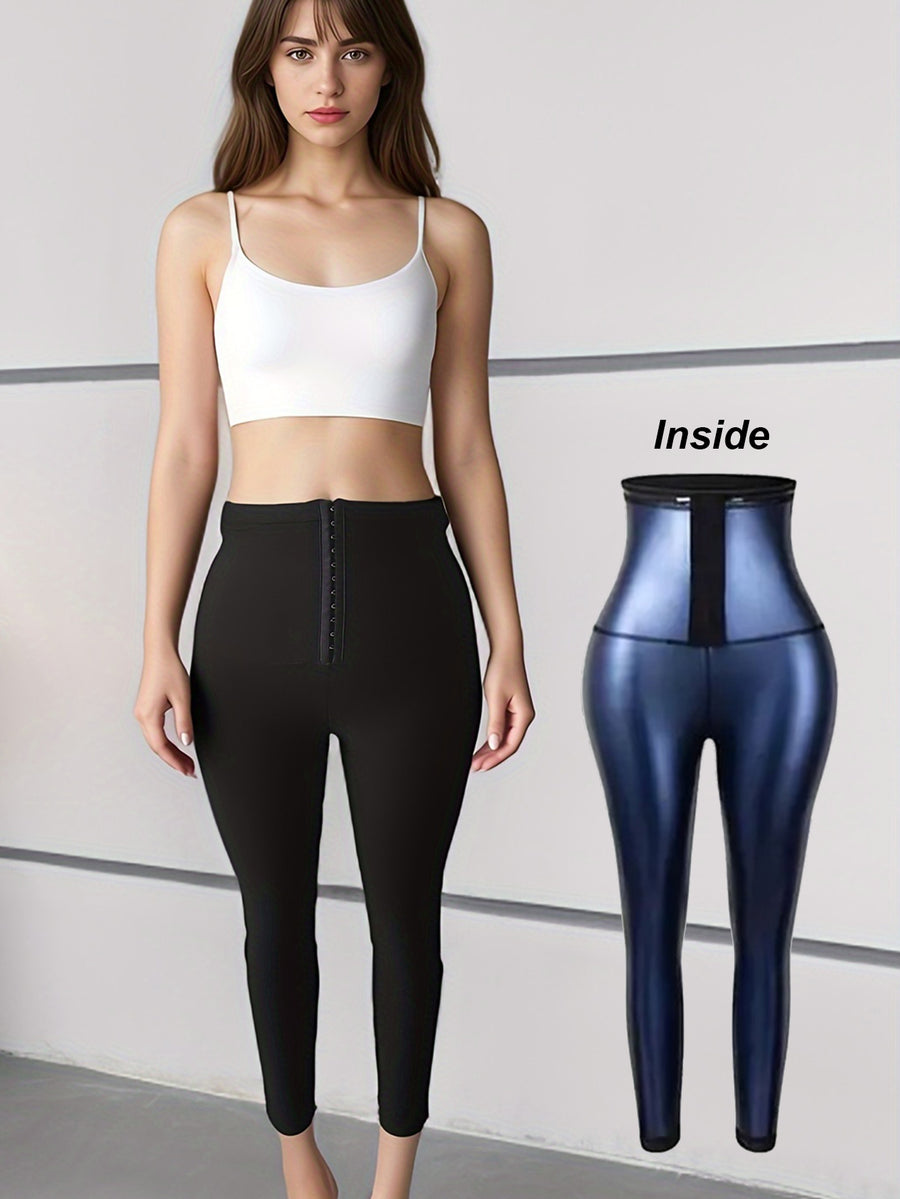 Sauna Sweat Pants for Women - High Waist Compression Leggings