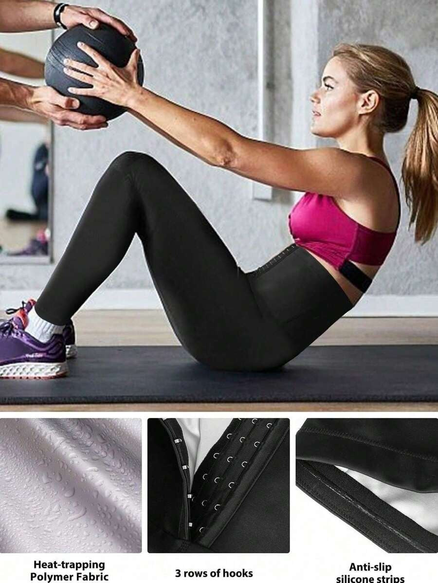 Sauna Sweat Pants for Women - High Waist Compression Leggings
