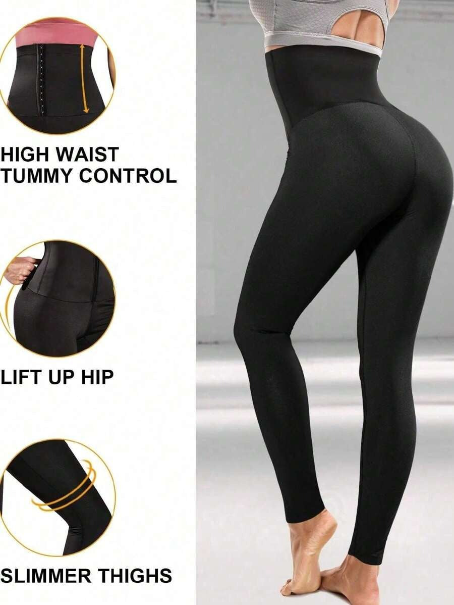 Sauna Sweat Pants for Women - High Waist Compression Leggings