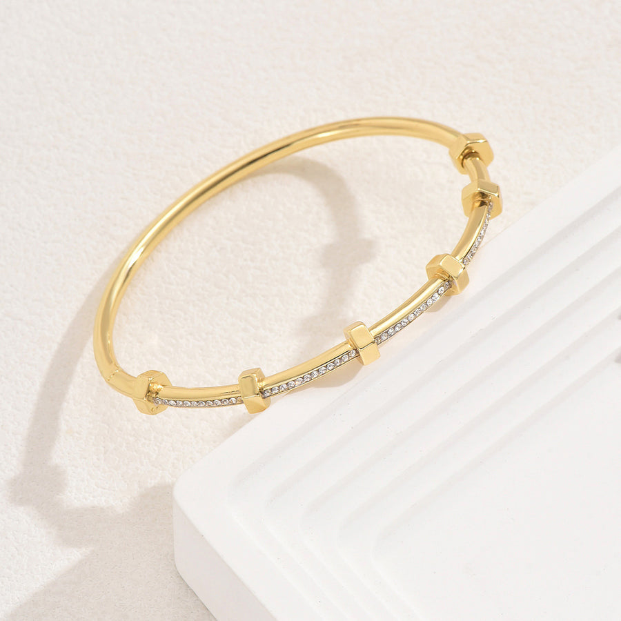 Minimal Gentle Natural Pastoral Style Bangle for Women
