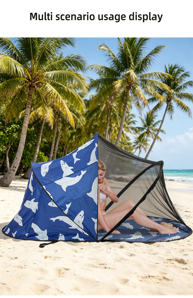 All-Around Enclosed Folding Mosquito Net Tent for Beach Lunches