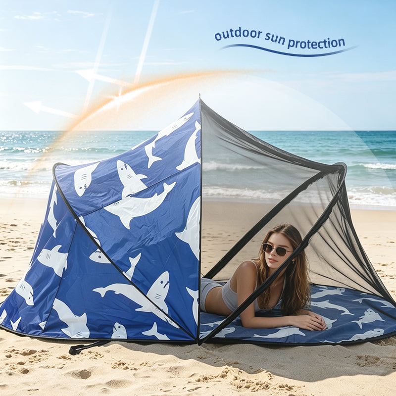 All-Around Enclosed Folding Mosquito Net Tent for Beach Lunches