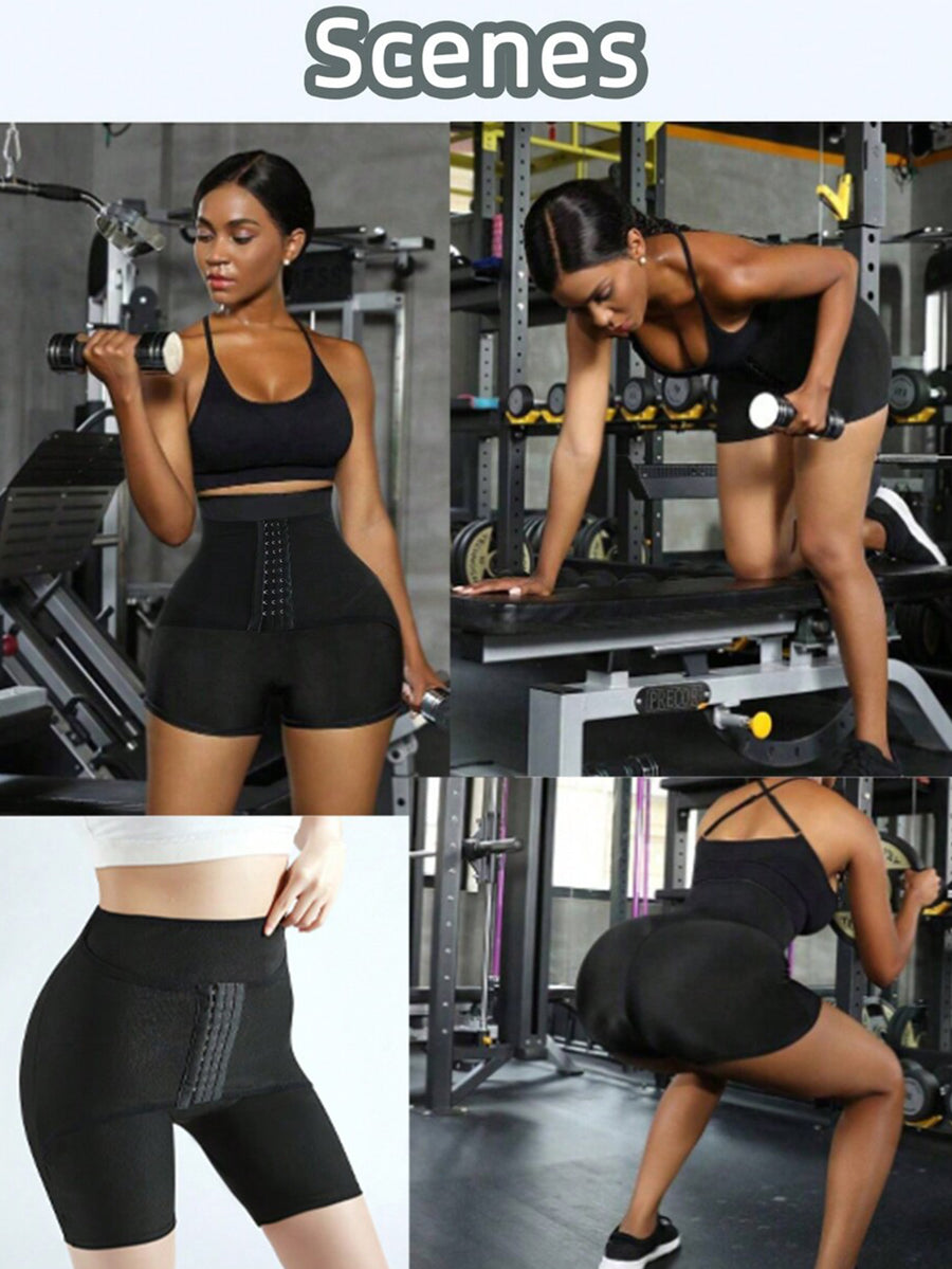 High Waisted Sauna Sweat Shorts for Women - Slimming Body Shaper