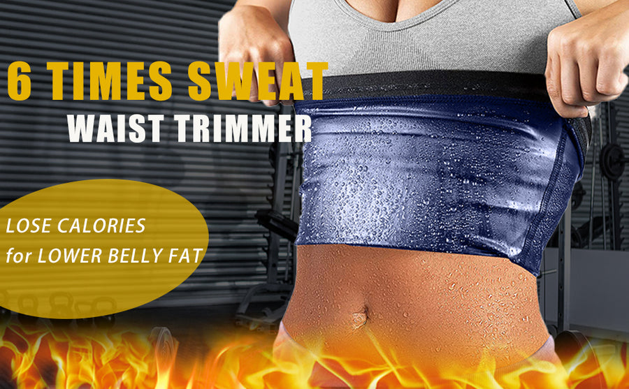 Waist Chain Trainer Belt Wrap for Women - Slimming Sauna Band