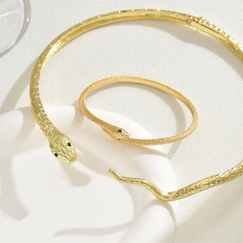 Minimal Cross-border Women Jewelry Set - Snake Shape Design