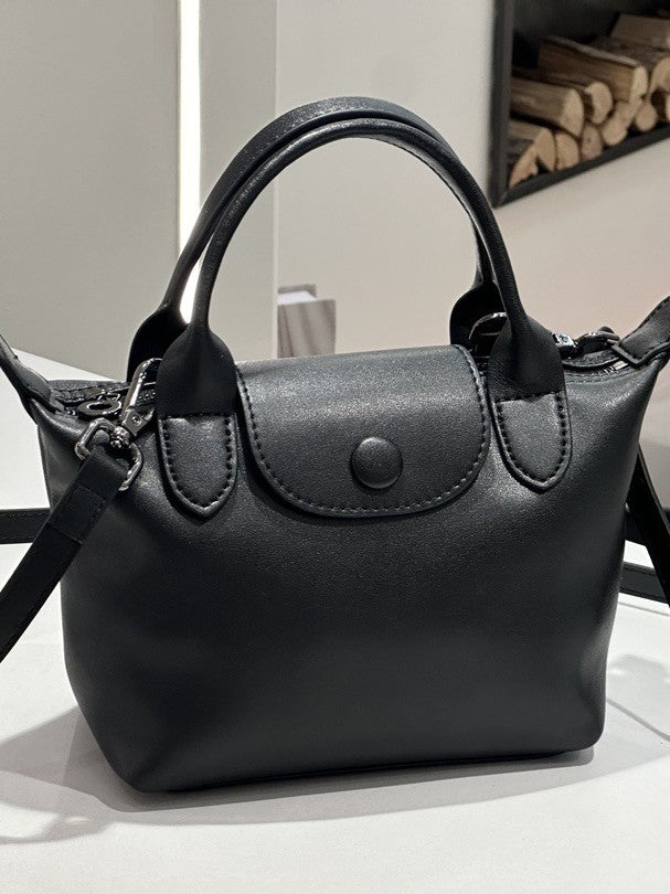 2026 New Genuine Leather Dumpling Bag for Women - Trendy Handbag
