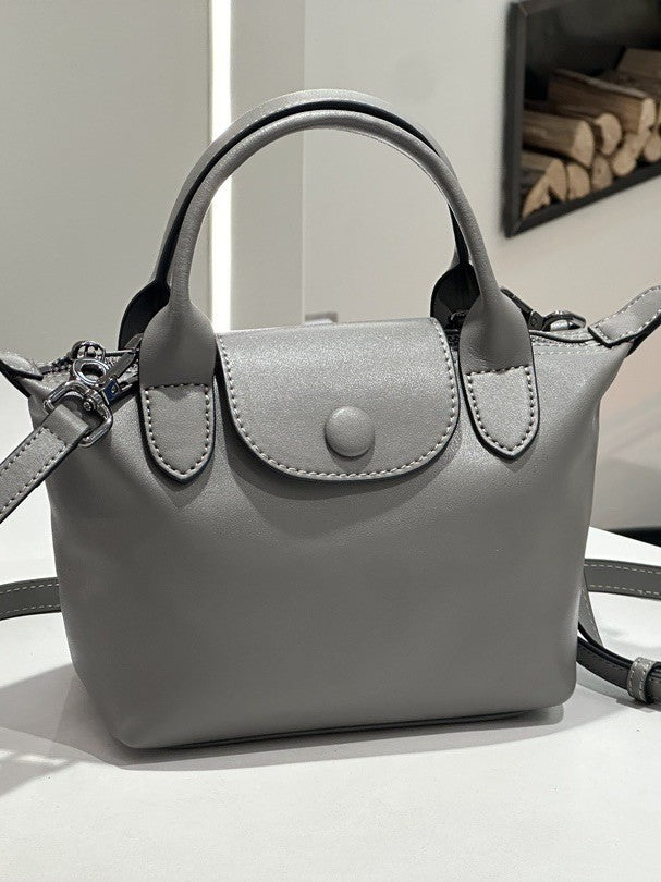 2026 New Genuine Leather Dumpling Bag for Women - Trendy Handbag