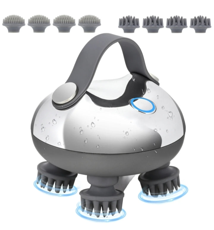Electric Head Massager - Waterproof Scalp Massage Device