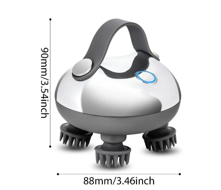 Electric Head Massager - Waterproof Scalp Massage Device
