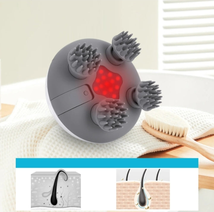 Electric Head Massager - Waterproof Scalp Massage Device